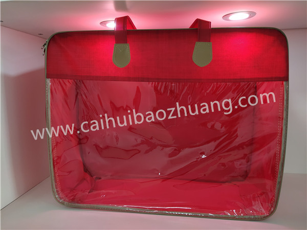 彩匯包裝 家紡企業定制手提包裝袋     品牌家紡手提袋